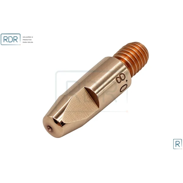 Bico De Contato M6 X 28Mm - Arame 0.8 - E-Cu