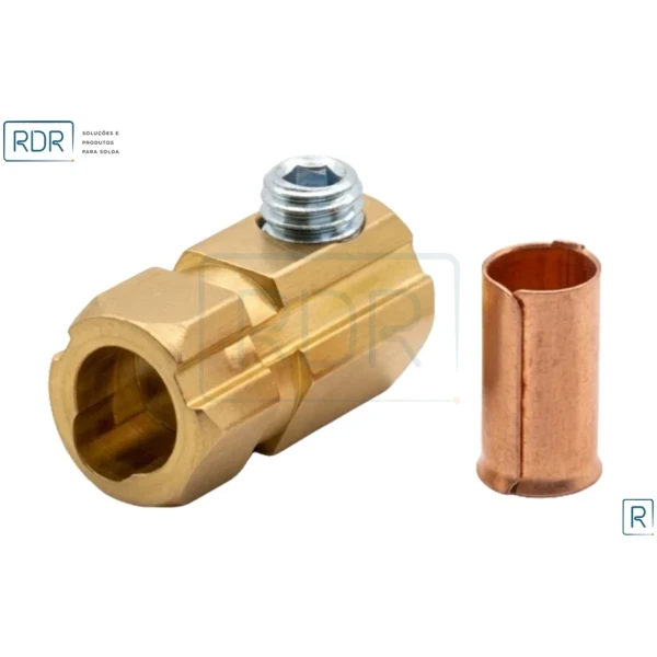 Conector Engate Rápido 9Mm Cabo Fêmea - 10 A 25Mm Vermelho