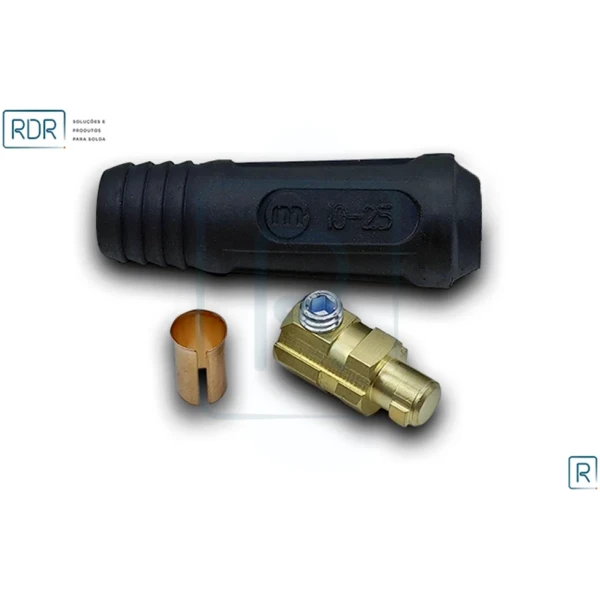 Conector Engate Rápido 9Mm Cabo Macho - 10 A 25Mm