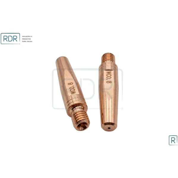 Bico De Contato M6 X 40Mm - Arame 0.8 - Cucrzr