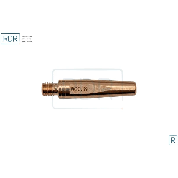 Bico De Contato M6 X 40Mm - Arame 0.8 - Cucrzr