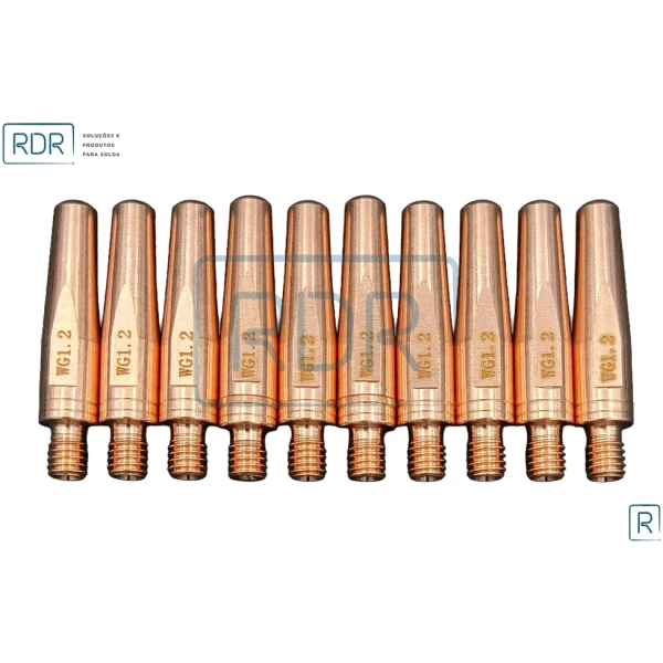 Bico De Contato M6 X 40Mm - Arame 1.2 - Cucrzr