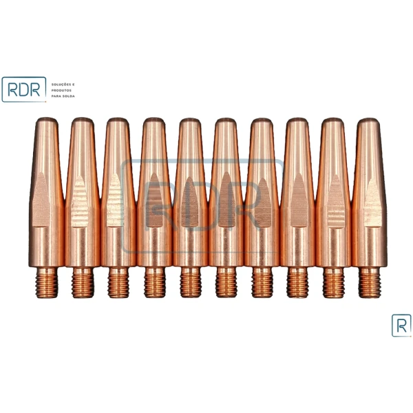 Bico De Contato M6 X 45Mm - Arame 0.8 - Cucrzr