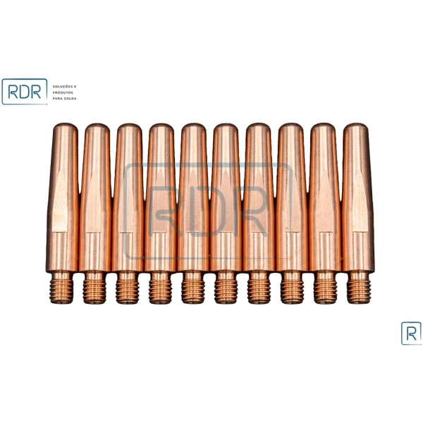 Bico De Contato M6 X 45Mm - Arame 1.0 - Cucrzr