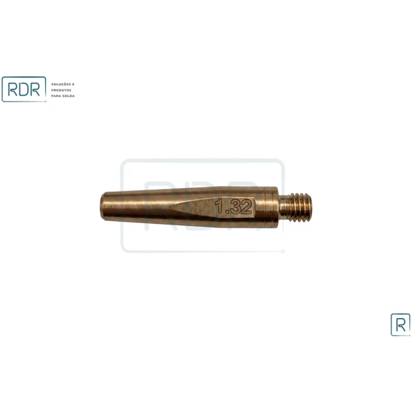 Bico De Contato M6 X 45Mm - Arame 1,32 - Cucrzr