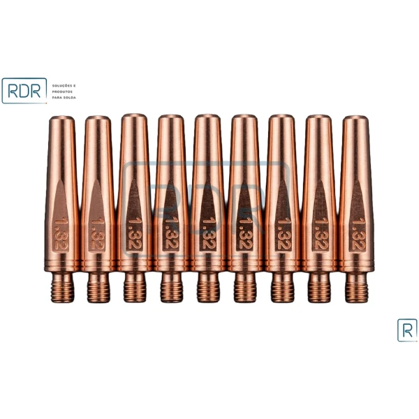 Bico De Contato M6 X 45Mm - Arame 1,32 - Cucrzr