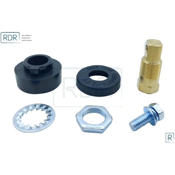 Conector Engate Rápido 9Mm Painel Fêmea - Placa Fino - 10 A 25Mm