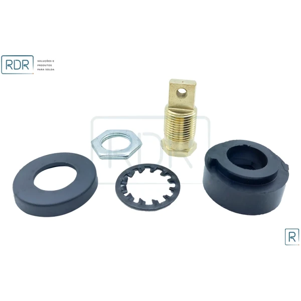 Conector Engate Rápido 13Mm Painel Fêmea - Placa Fino - 35 A 50Mm