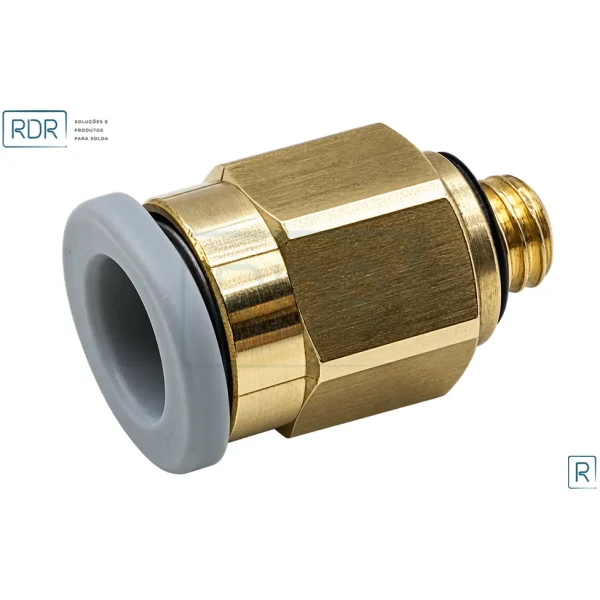 Conexão Instantanea Reta De Latão - 500A