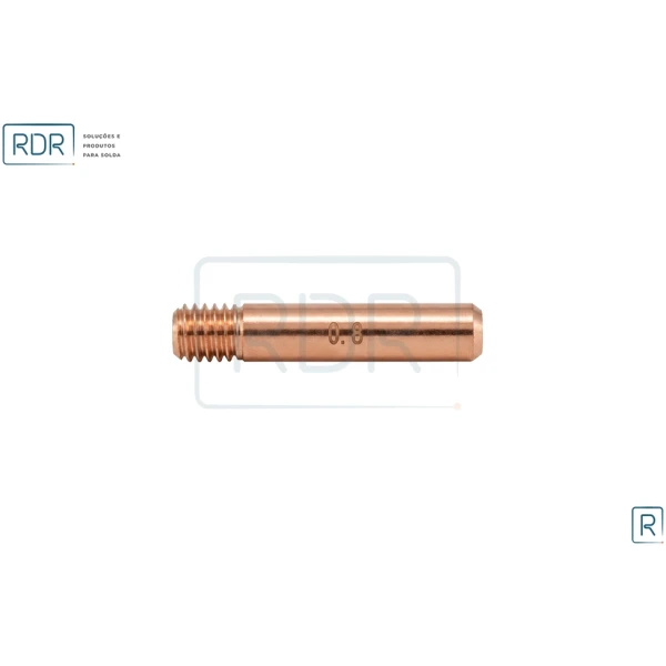 Bico De Contato 5/16 X 43Mm - Arame 0.8 - E-Cu