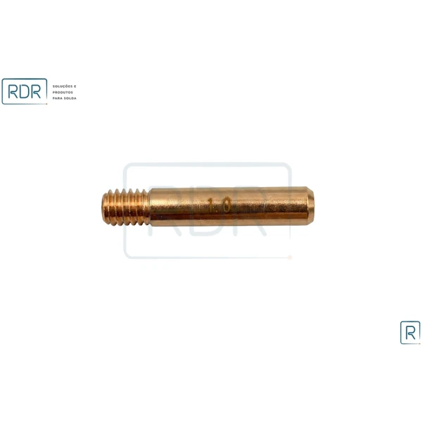 Bico De Contato 5/16 X 43Mm - Arame 1.0 - E-Cu