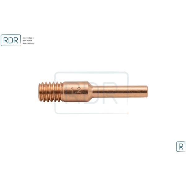 Bico De Contato 5/16 X 43Mm - Arame 1.2 - E-Cu - Rebaixado