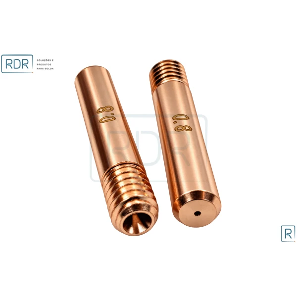 Bico De Contato 5/16 X 43Mm - Arame 0.8 - Cucrzr