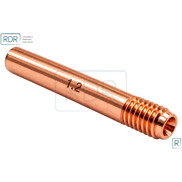 Bico De Contato 5/16 X 55Mm - Arame 1.2 - E-Cu