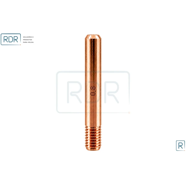 Bico De Contato 5/16 X 55Mm - Arame 0.8 - Cucrzr