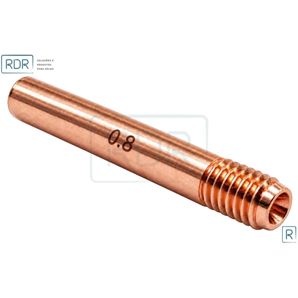 Bico De Contato 5/16 X 55Mm - Arame 0.8 - Cucrzr