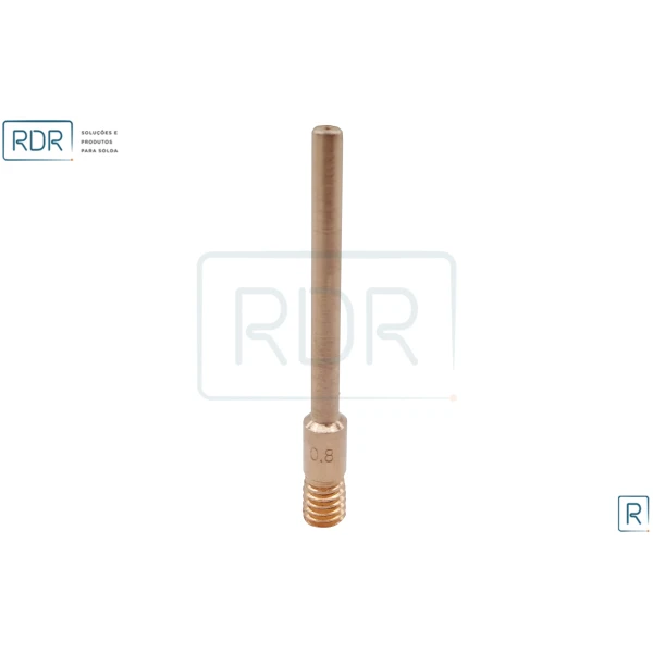 Bico De Contato 5/16 X 73Mm - Arame 0.8 - E-Cu - Rebaixado