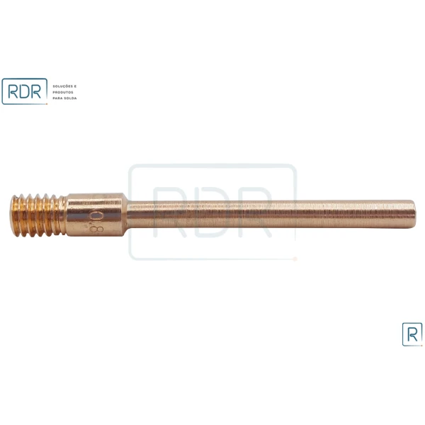Bico De Contato 5/16 X 73Mm - Arame 0.8 - E-Cu - Rebaixado