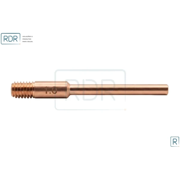 Bico De Contato 5/16 X 73Mm - Arame 1.0 - E-Cu - Rebaixado