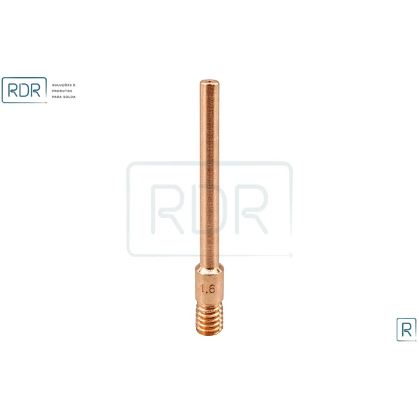 Bico De Contato 5/16 X 73Mm - Arame 1.6 - E-Cu
