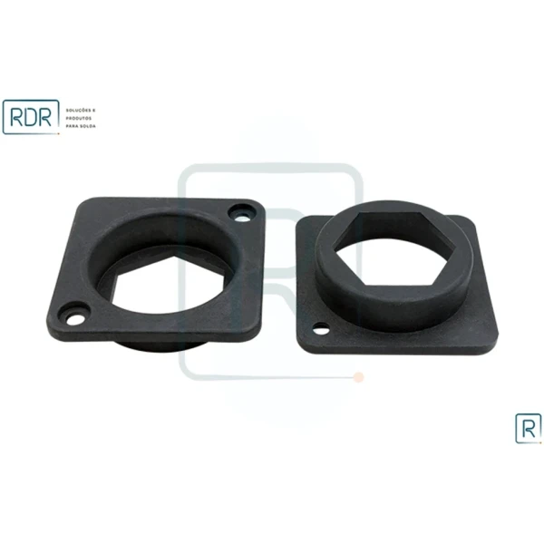 Flange Do Euro Sextavado Base Quadrada