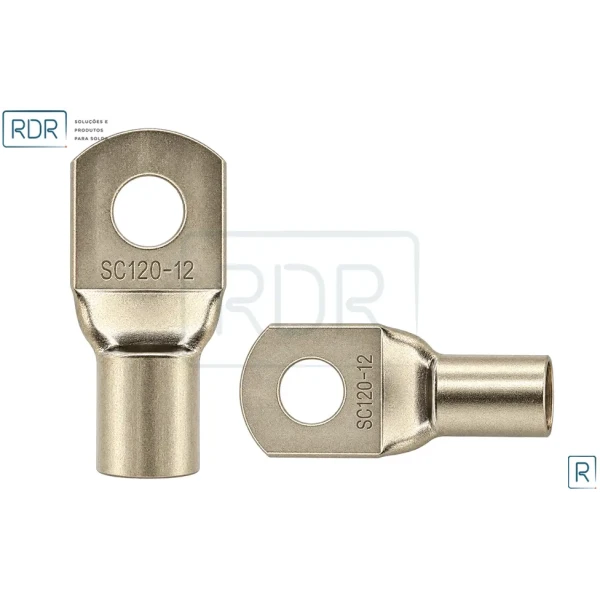 Terminal Olhal De Compressão Para Fio 120Mm - M12